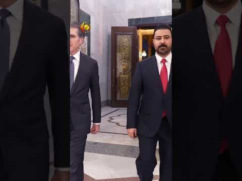 ساتی پێشوازیكردن لە نێچیرڤان بارزانی لەلایەن عەلی زەیدی و كۆبوونەوەی لەگەڵ هاوپەیمانی ئیدارەی دەوڵەت